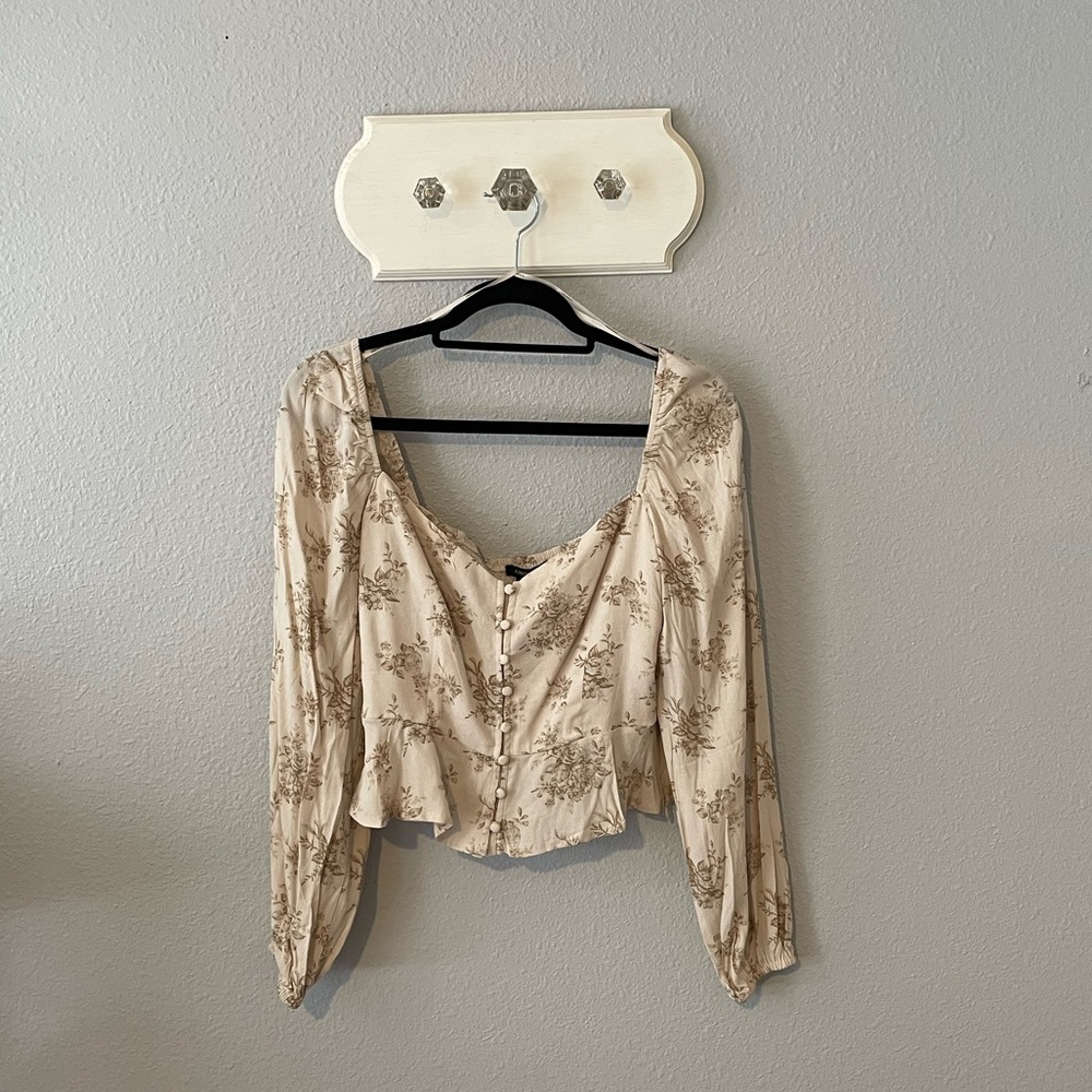 Forever 21 floral long sleeve